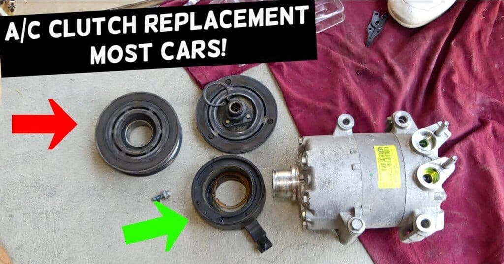 the process and cost of replacing AC compressor clutch.