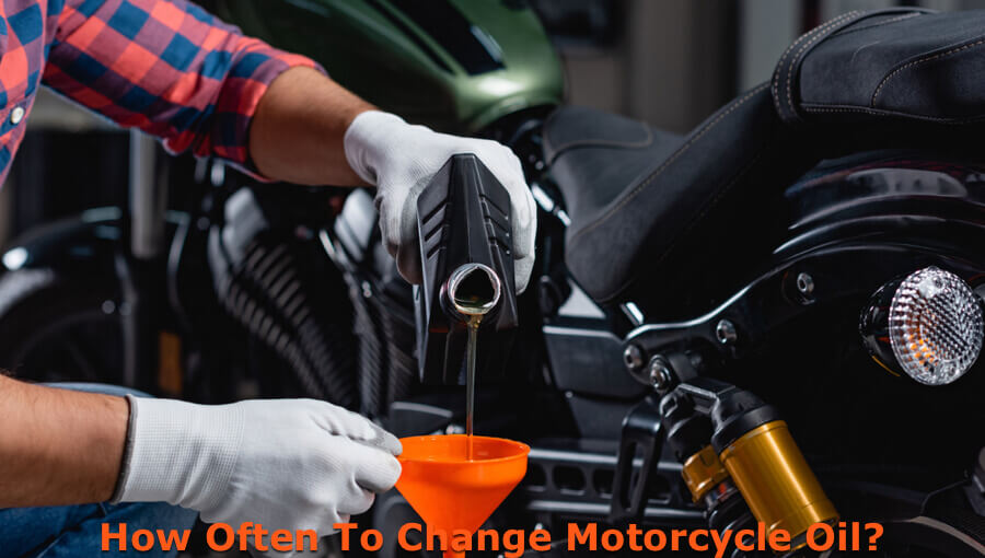 Scheduling the motorcycle oil changing session.