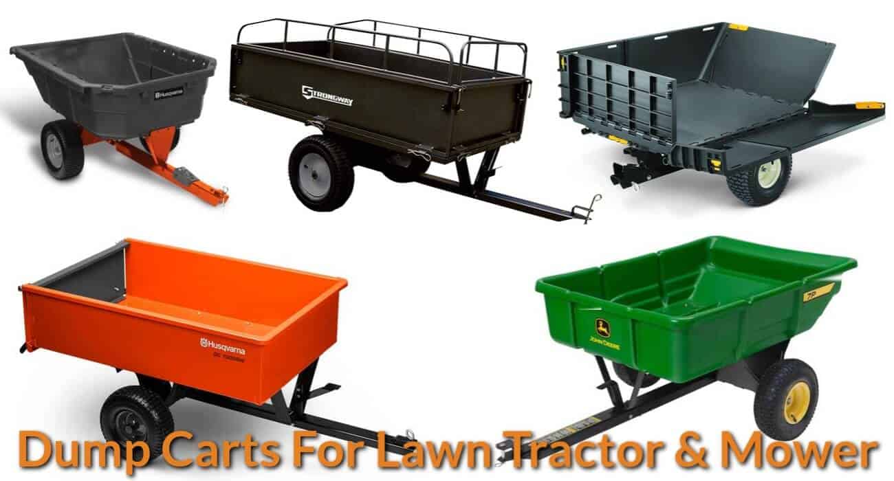 best dump cart for lawn tractor